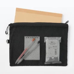 Sale Muji Estuche pequeño con doble cremallera L
