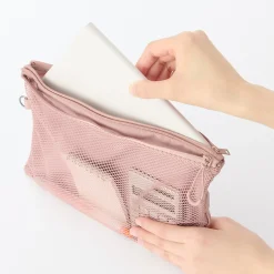 Sale Muji Estuche pequeño con doble cremallera L