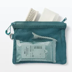 New Muji Estuche pequeño con doble cremallera M