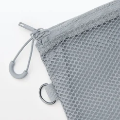 New Muji Estuche pequeño con doble cremallera M