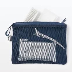 New Muji Estuche pequeño con doble cremallera M