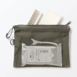 New Muji Estuche pequeño con doble cremallera M