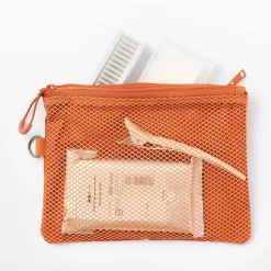 New Muji Estuche pequeño con doble cremallera M