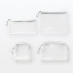 Muji Estuche transparente de TPU 16x19.5cm