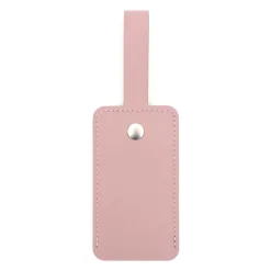 Online Muji Etiqueta de equipaje de cuero reciclado - Rosa