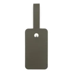Sale Muji Etiqueta de equipaje de cuero reciclado - Caqui