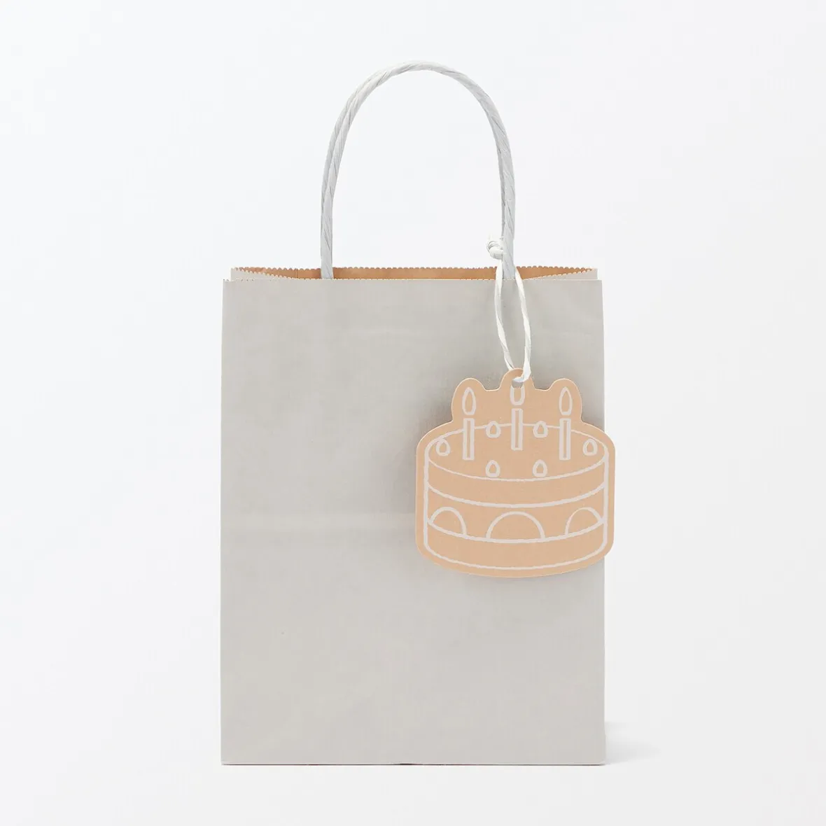 Muji Etiquetas de regalo - Tarta, paquete de 3