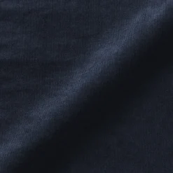 Muji Falda midi de pana elástica con cintura alta para mujer