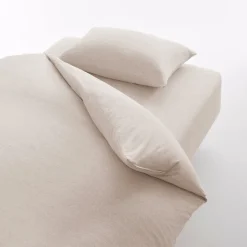 Sale Muji Funda de almohada de algodón jersey