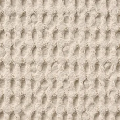 Clearance Muji Funda de cojín de tejido waffle de algodón orgánico lavado
