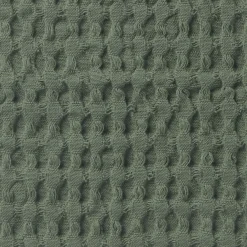 Clearance Muji Funda de cojín de tejido waffle de algodón orgánico lavado