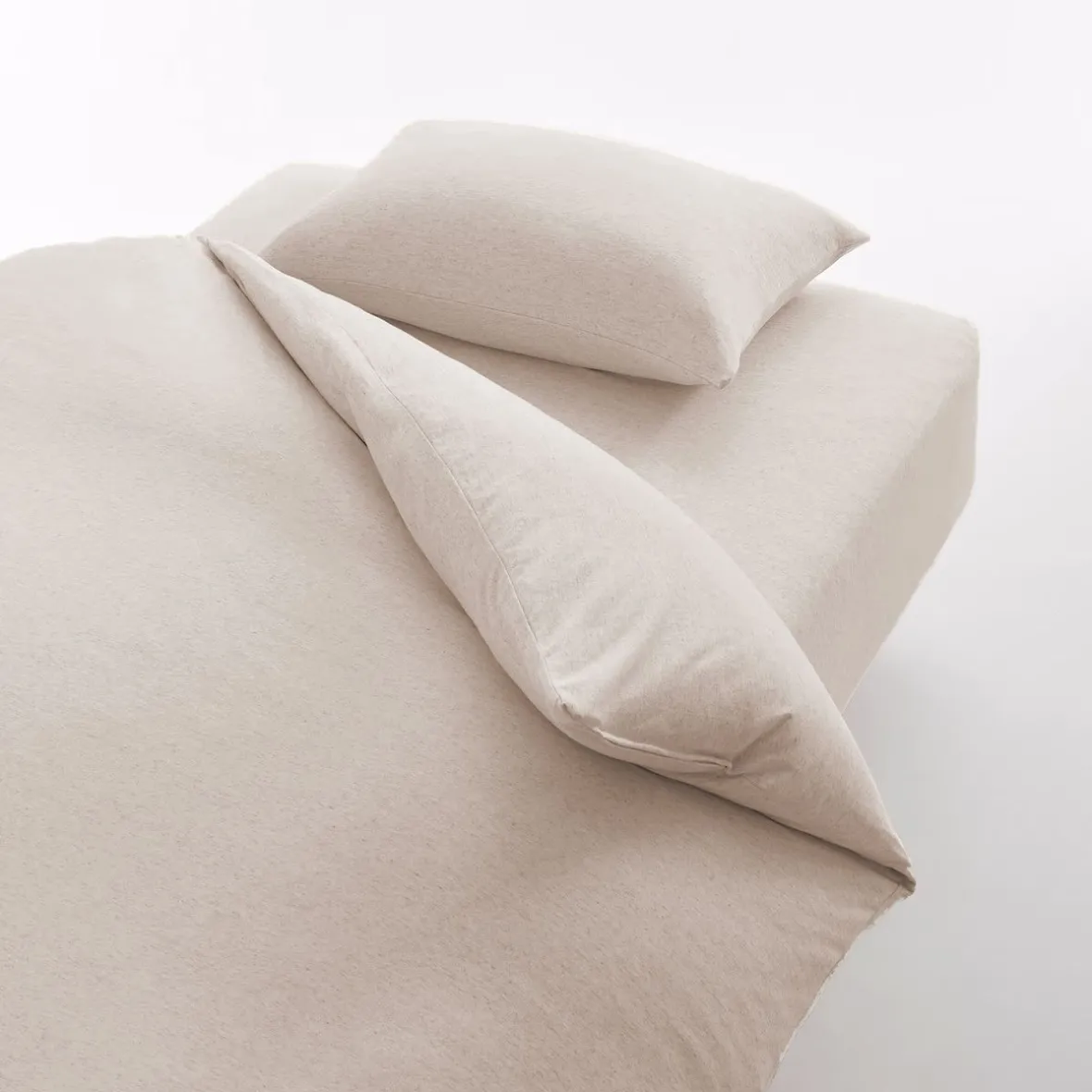 Clearance Muji Funda de edredón de algodón jersey ‐ Doble grande
