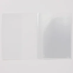 Muji Funda de libro de polipropileno con bolsillos