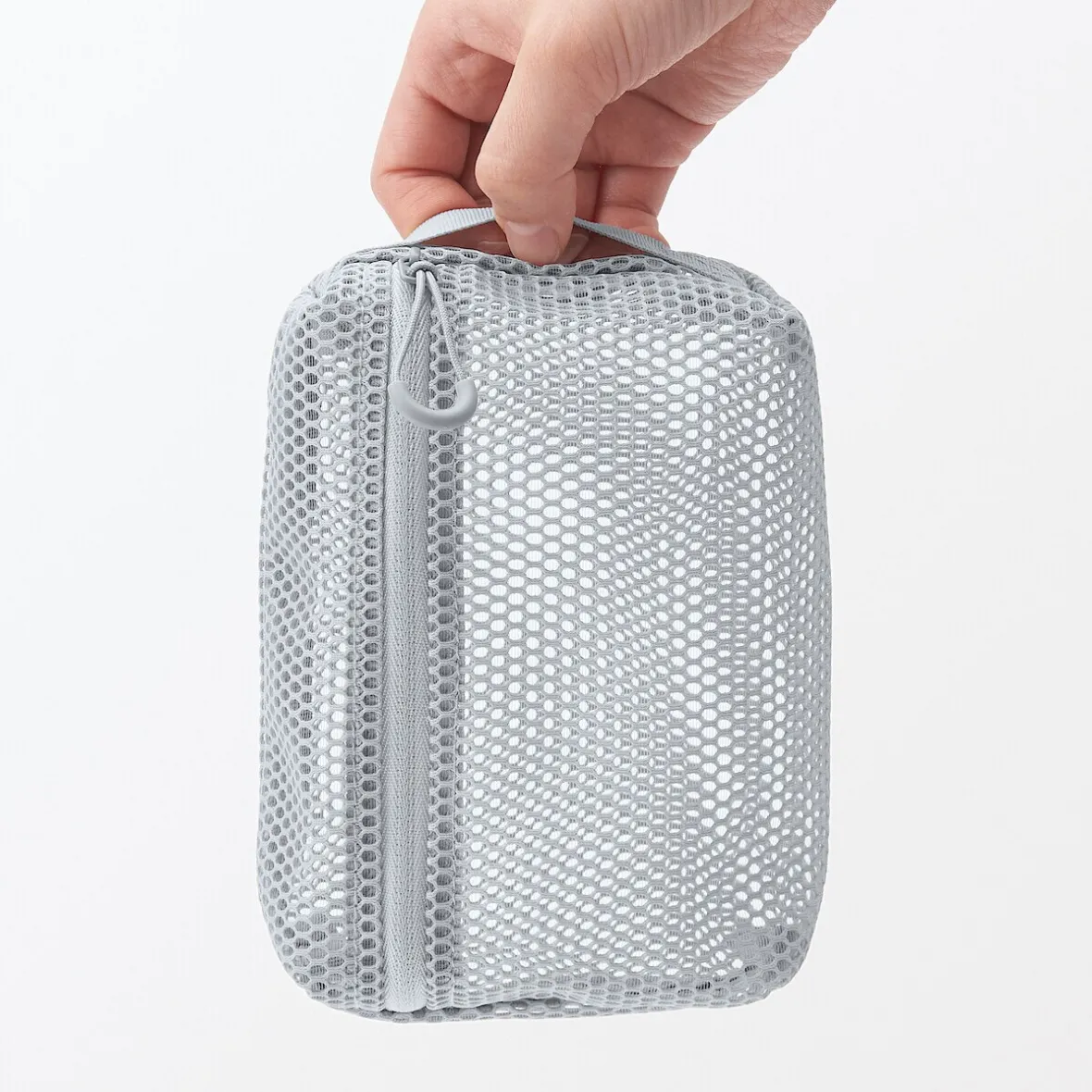 Hot Muji Funda de malla de poliéster - Pequeña, Gris