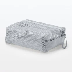 Hot Muji Funda de malla de poliéster - Pequeña, Gris