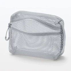 Hot Muji Funda de malla de poliéster - Pequeña, Gris