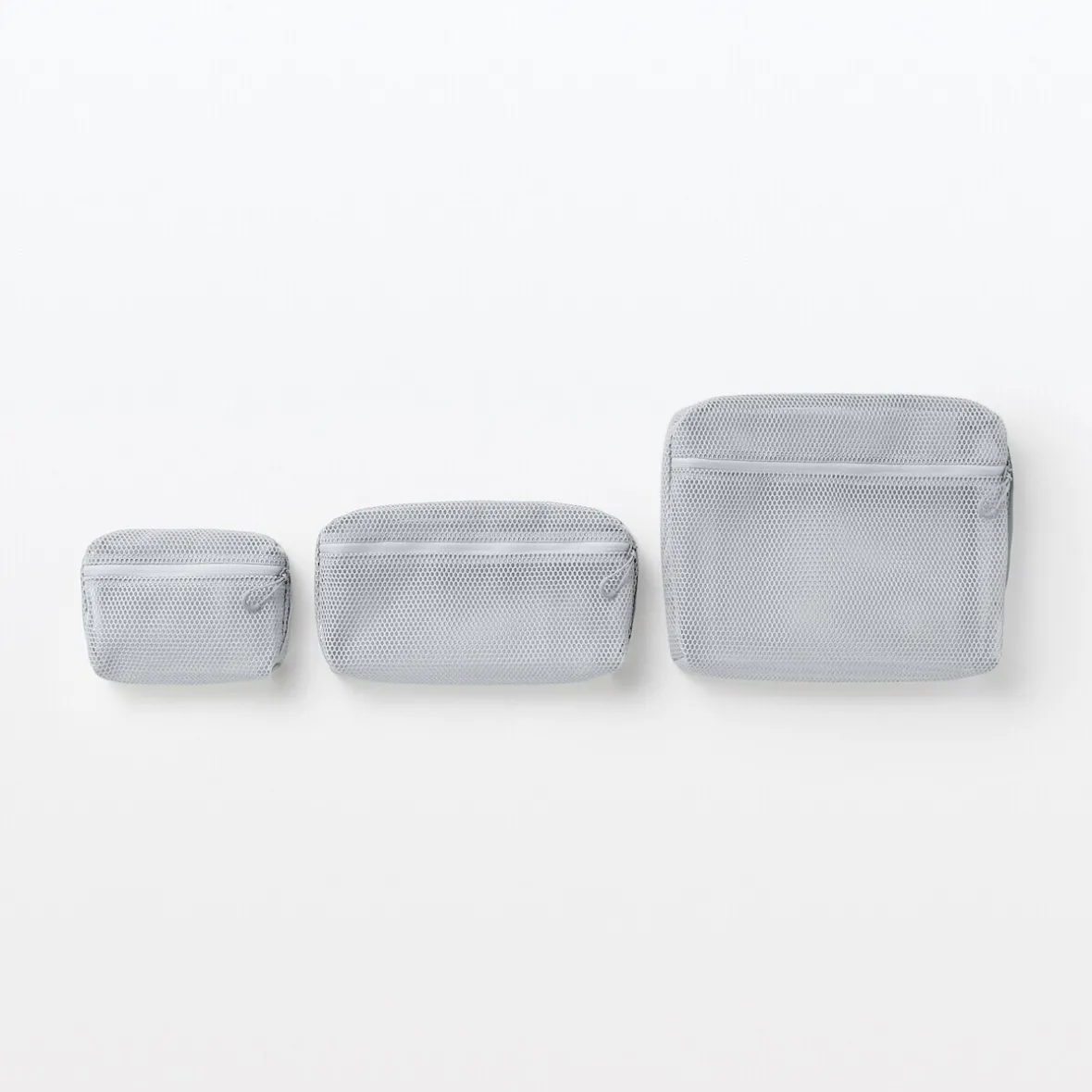 Hot Muji Funda de malla de poliéster - Pequeña, Gris