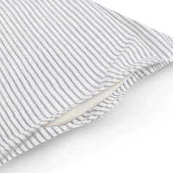 Hot Muji Funda nórdica de algodón con acabado lavado ‐ Doble, Rayé
