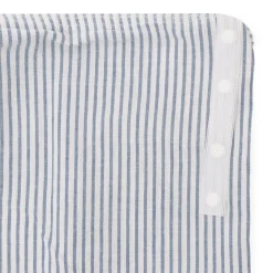 Hot Muji Funda nórdica de algodón con acabado lavado ‐ Doble, Rayé