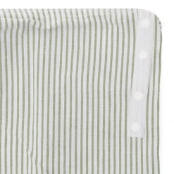 Hot Muji Funda nórdica de algodón con acabado lavado ‐ Doble, Rayé