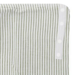 Outlet Muji Funda nórdica de algodón con acabado lavado ‐ Doble grande, Rayé