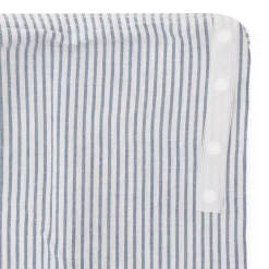 Outlet Muji Funda nórdica de algodón con acabado lavado ‐ Doble grande, Rayé