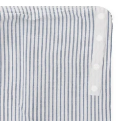 New Muji Funda nórdica de algodón con acabado lavado ‐ Individual, Rayé