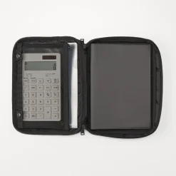 Muji Funda para agenda de poliéster con estuche para bolígrafos A5