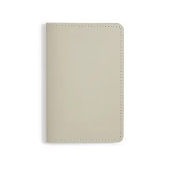 Sale Muji Funda para pasaporte de cuero reciclado - Aschgrau