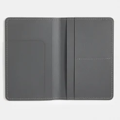 Online Muji Funda para pasaporte de cuero reciclado - Graphite