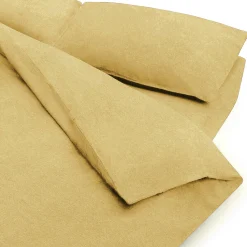 Clearance Muji Fundas de almohada de algodón lavado ‐ Conjunto de 2