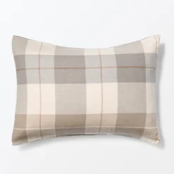 Sale Muji Fundas de almohada de franela de algodón - Mediana