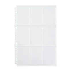 Sale Muji Fundas transparentes para A4 de ancho ‐ 9 compartimentos, tamaño de foto de cámara instantánea