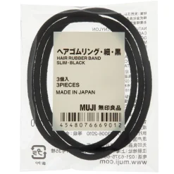 Best Muji Goma de pelo (pack de 3)