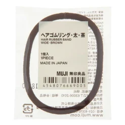New Muji Goma del pelo gruesa