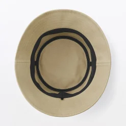 Online Muji Gorro de pescador de sarga de algodón