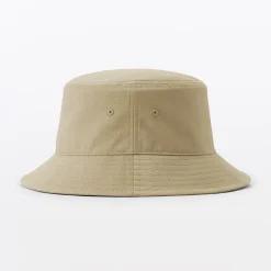 Online Muji Gorro de pescador de sarga de algodón