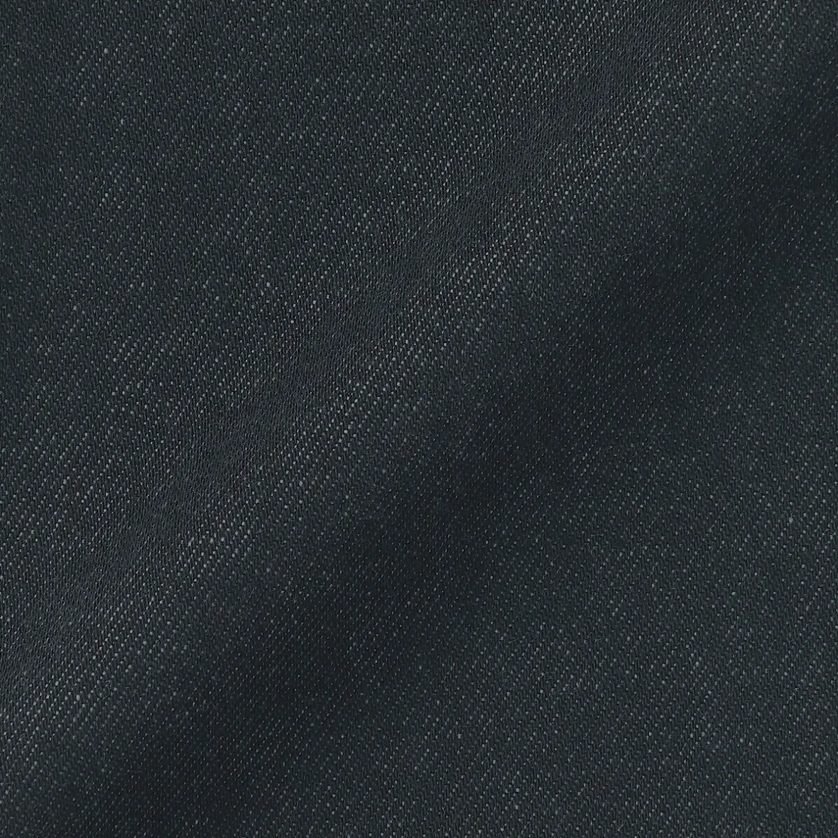 Muji Jeans de pierna recta de mezcla de kapok para hombre ‐ Negro