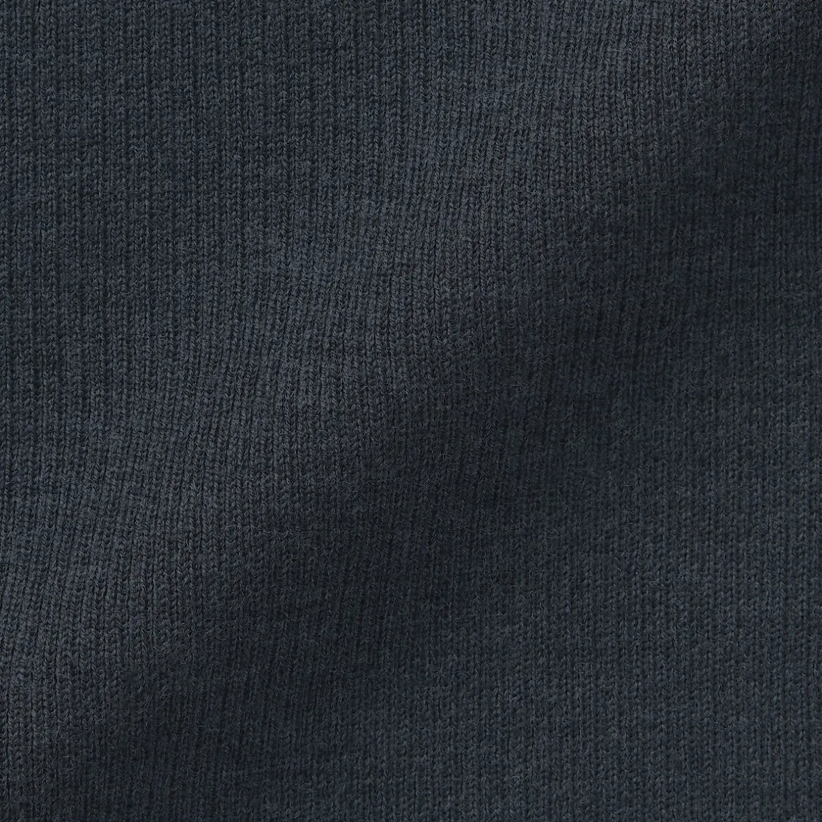 Outlet Muji Jersey de lana con cuello de tortuga acanalado