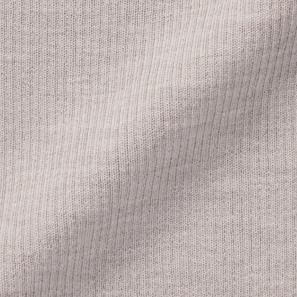 Outlet Muji Jersey de lana con cuello de tortuga acanalado