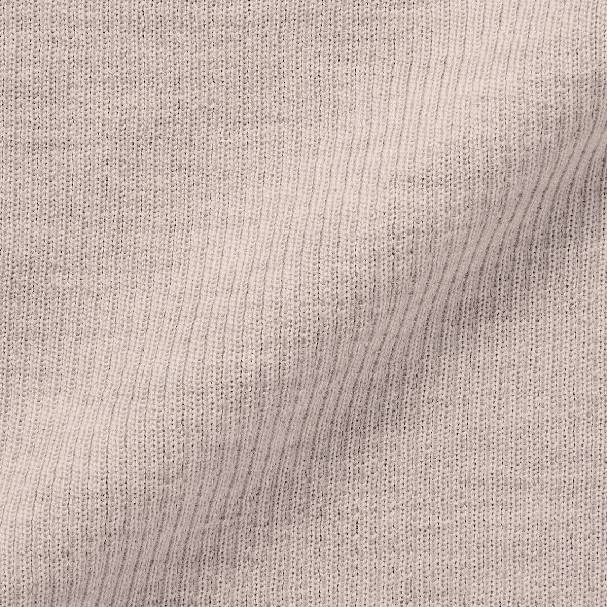 Outlet Muji Jersey de lana con cuello de tortuga acanalado
