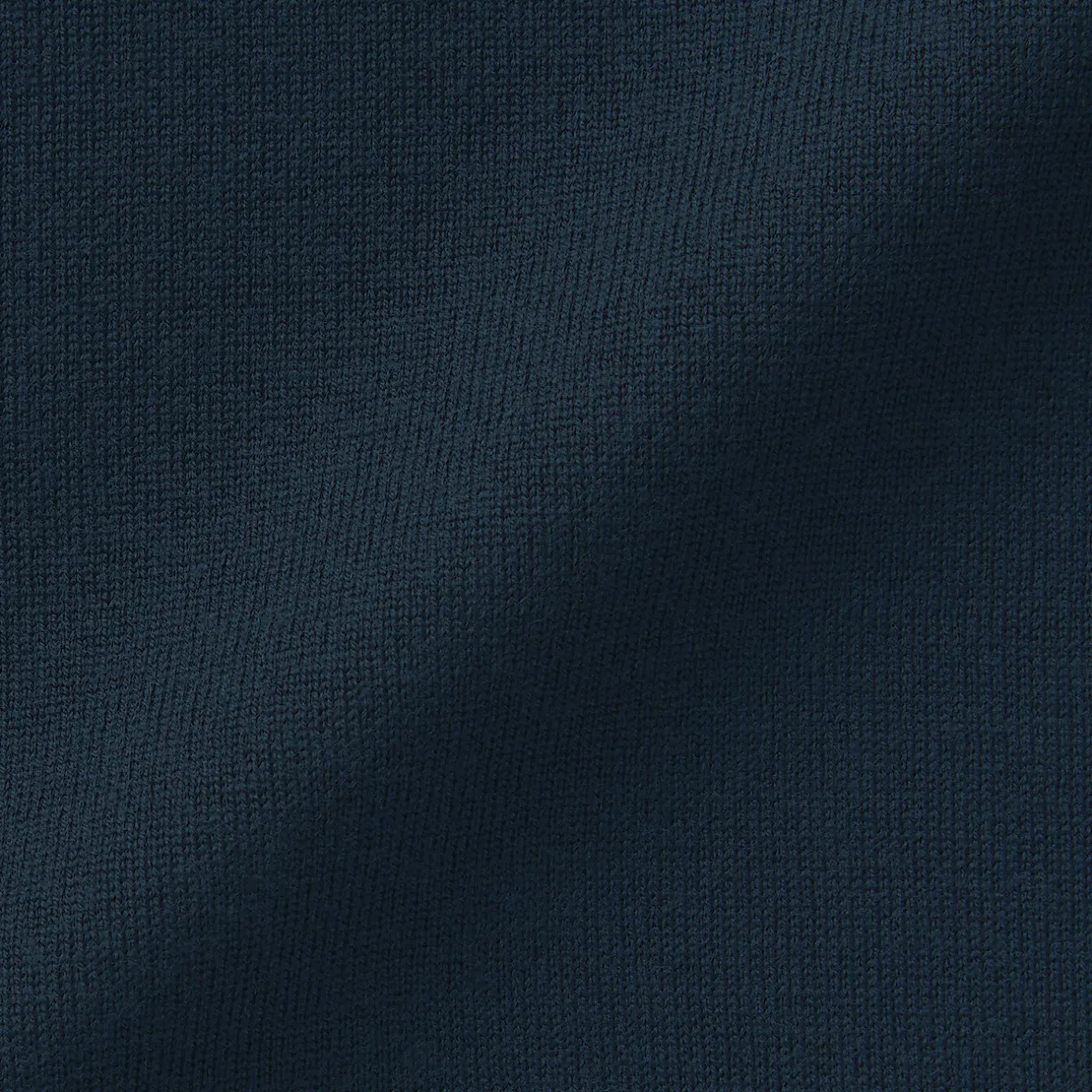 Hot Muji Jersey de lana de punto fino con cuello redondo para hombre