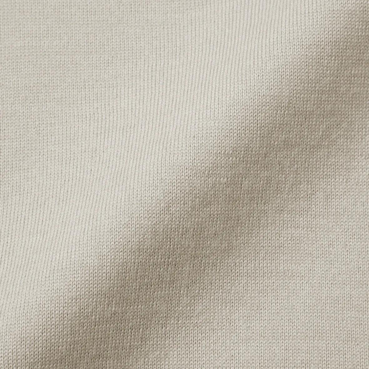 Hot Muji Jersey de lana de punto fino con cuello redondo para hombre