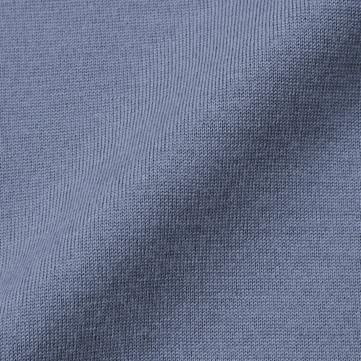 Hot Muji Jersey de lana de punto fino con cuello redondo para hombre