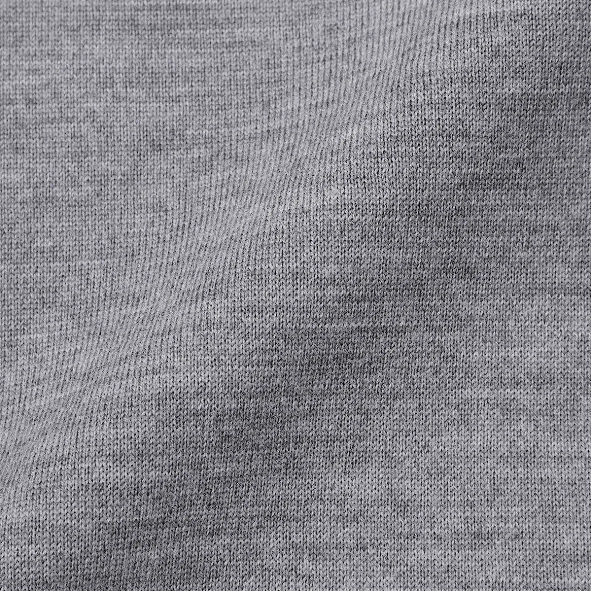 Hot Muji Jersey de lana de punto fino con cuello redondo para hombre