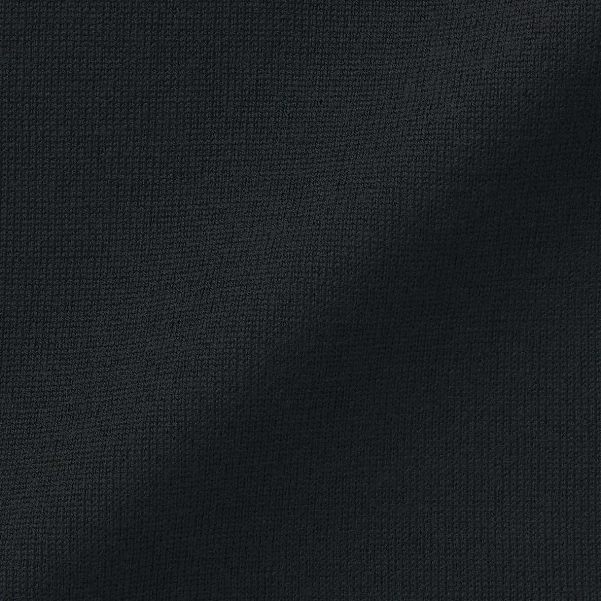Hot Muji Jersey de lana de punto fino con cuello redondo para hombre