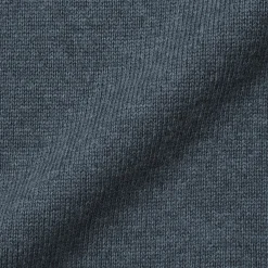 Outlet Muji Jersey de lana de punto medio con cuello redondo para hombre
