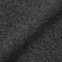 Outlet Muji Jersey de lana de punto medio con cuello redondo para hombre