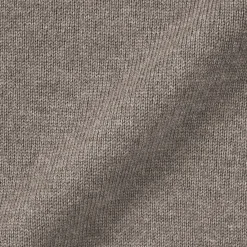 Online Muji Jersey de lana de punto medio con cuello redondo para mujer