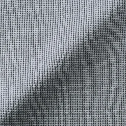 New Muji Jersey de punto con cuello redondo y tejido waffle en mezcla de algodón para hombre